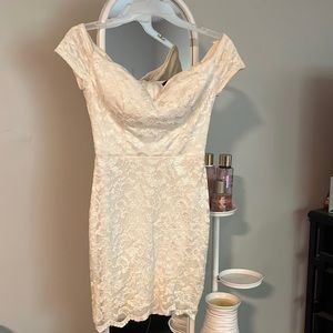 B. Darlin White Cocktail Dress